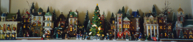 Christmas in the City Mantel